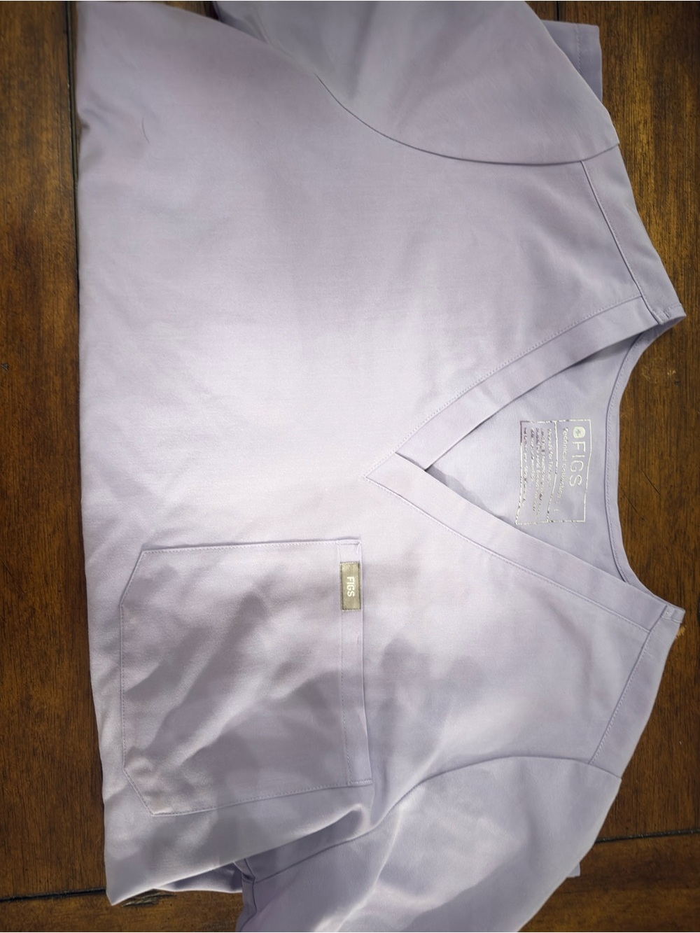 Figs Lavender Dew Catarina Medical Scrub Top